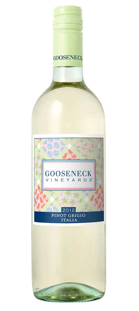Gooseneck Vineyards Pinot Grigio Wine Bottle